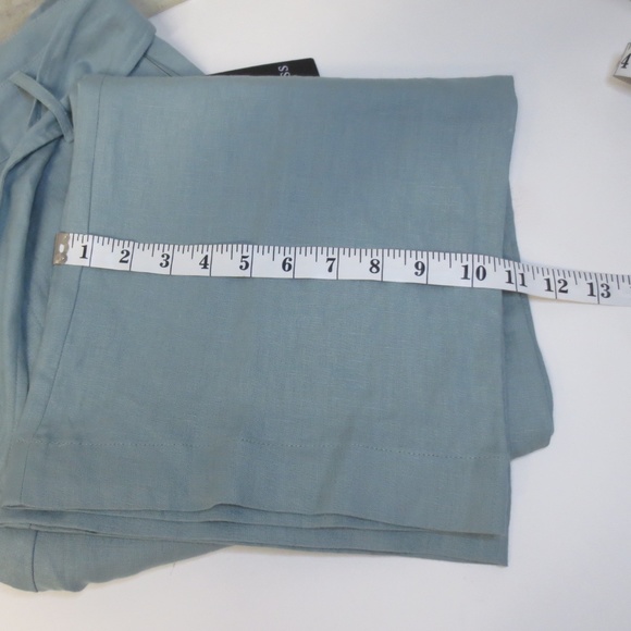 GUESS TESSA LINEN CULOTTE Pants Sport FADE TO JADE Size S - Picture 7 of 9